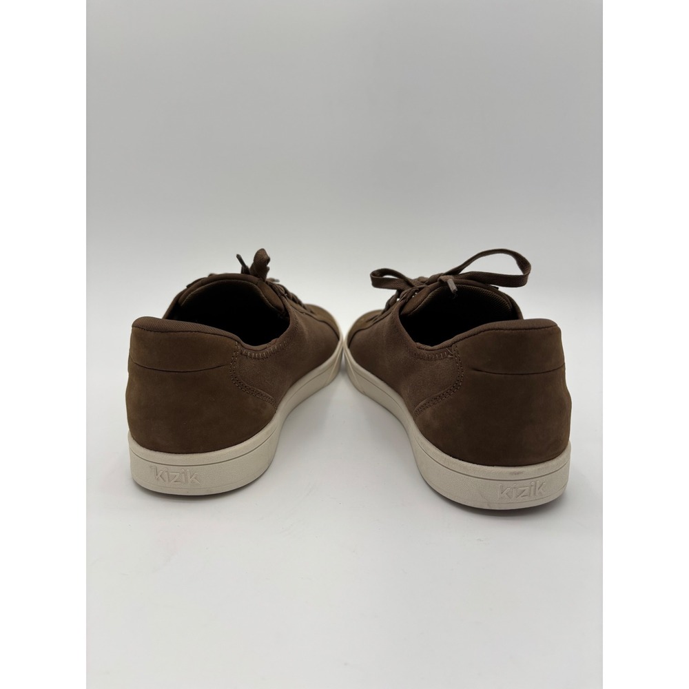 Kizik Lima Hands Free Sneakers Mens 7.5 Womens 8.5 Bison Brown Low Top Shoes - Picture 2 of 8